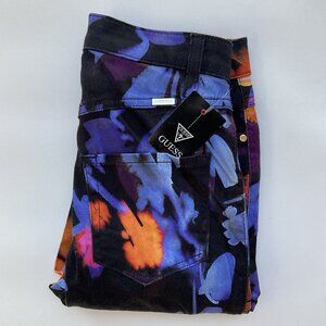 Guess By Marciano Women’s Stiletto No. 97 Skinny High Rise Jeans Printed Size 24